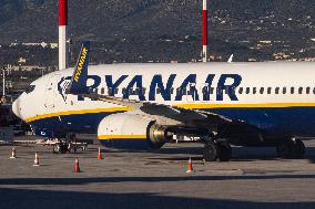 Ryanair Boeing 737 At Athens Airport