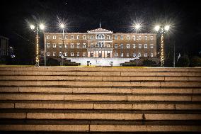 The Greek Parliament In Athens