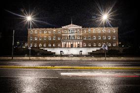 The Greek Parliament In Athens