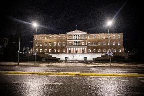 The Greek Parliament In Athens