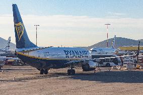 Ryanair Boeing 737 At Athens Airport