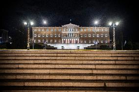 The Greek Parliament In Athens