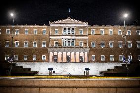 The Greek Parliament In Athens