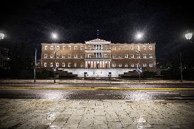 The Greek Parliament In Athens