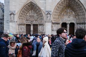 Reopening Of Notre-Dame Cathedral.