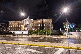 The Greek Parliament In Athens