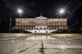 The Greek Parliament In Athens