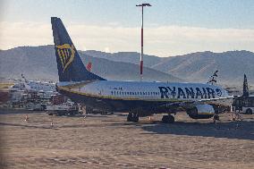 Ryanair Boeing 737 At Athens Airport