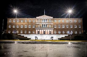 The Greek Parliament In Athens