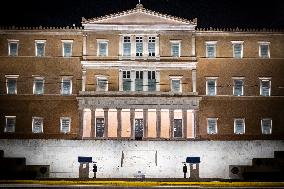 The Greek Parliament In Athens