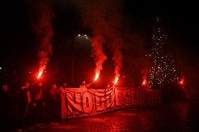 Demonstration In Rome Against The Security Bill