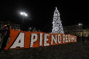 Demonstration In Rome Against The Security Bill