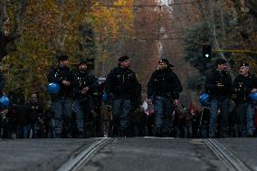 Demonstration In Rome Against The Security Bill