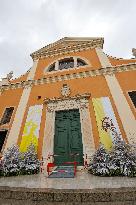 Final Preparations On The Eve Of The Pope's Arrival - Ajaccio