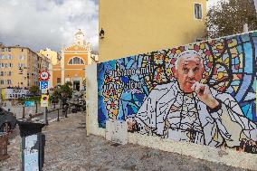 Final Preparations On The Eve Of The Pope's Arrival - Ajaccio