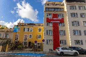 Final Preparations On The Eve Of The Pope's Arrival - Ajaccio