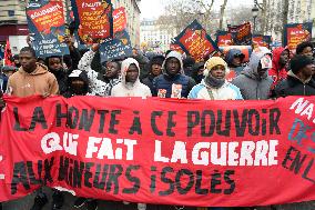 Demonstration For The Rights Of Migrants - Paris