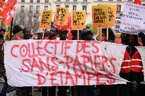 Demonstration For The Rights Of Migrants - Paris