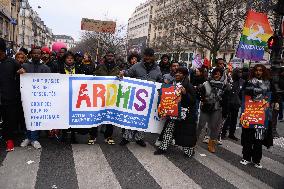 Demonstration For The Rights Of Migrants - Paris