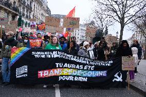 Demonstration For The Rights Of Migrants - Paris