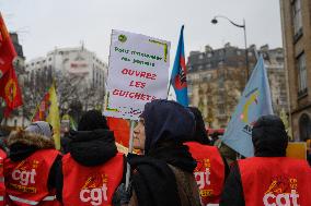 Demonstration For The Rights Of Migrants - Paris