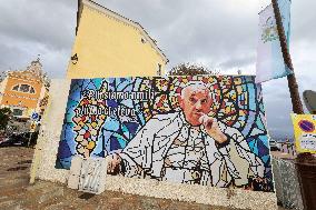 Final Preparations On The Eve Of The Pope's Arrival - Ajaccio