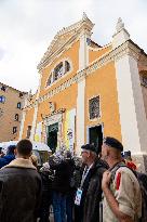 Final Preparations On The Eve Of The Pope's Arrival - Ajaccio