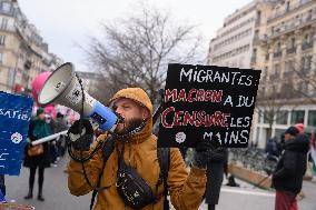 Demonstration For The Rights Of Migrants - Paris