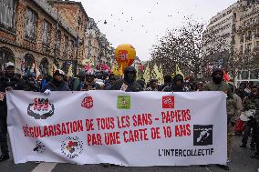 Demonstration For The Rights Of Migrants - Paris