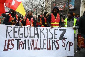 Demonstration For The Rights Of Migrants - Paris