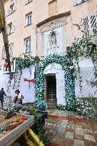 Final Preparations On The Eve Of The Pope's Arrival - Ajaccio