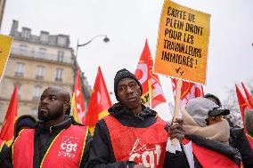 Demonstration For The Rights Of Migrants - Paris