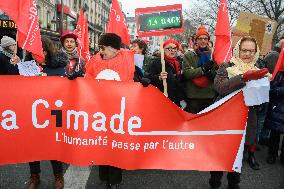 Demonstration For The Rights Of Migrants - Paris