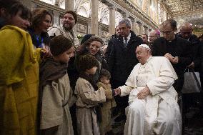 Pope Francis Visits the Basilica of St. Mary Major - Rome