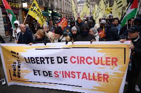 Demonstration For The Rights Of Migrants - Paris