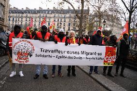 Demonstration For The Rights Of Migrants - Paris