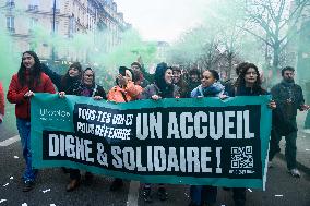 Demonstration For The Rights Of Migrants - Paris