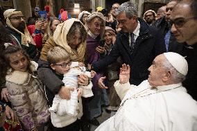 Pope Francis Visits the Basilica of St. Mary Major - Rome