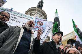 Syrian diaspora celebrates the victory of the Syrian Revolution in Paris FA