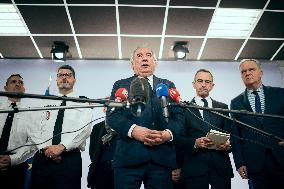 Press conference following Cyclone Chido - Paris