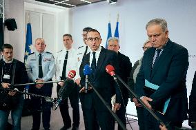 Press conference following Cyclone Chido - Paris