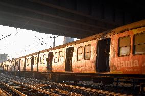 Daily Life In Winter In Kolkata, India