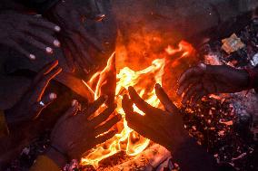 Daily Life In Winter In Kolkata, India