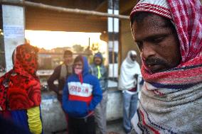 Daily Life In Winter In Kolkata, India