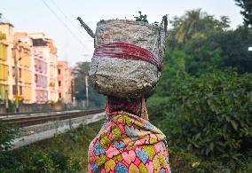 Daily Life In Winter In Kolkata, India