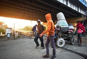 Daily Life In Winter In Kolkata, India