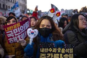 The Day The Impeachment Motion Against President Yoon Suk Yeol Is Passed, South Korea