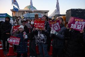 The Day The Impeachment Motion Against President Yoon Suk Yeol Is Passed, South Korea