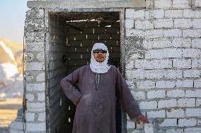 Mideast Egypt Quarry Workers