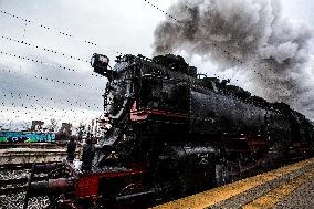 Steam Locomotive In Sofia.